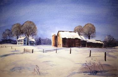 Original Conceptual Rural life Paintings by Len Weaver