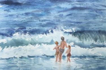 Original Beach Paintings by Len Weaver