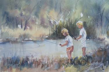 Original Children Paintings by Len Weaver