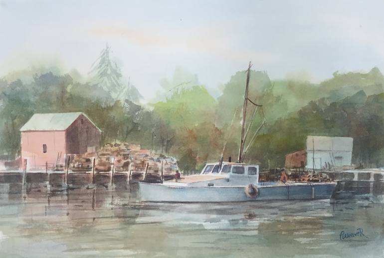 Original Conceptual Landscape Painting by Len Weaver