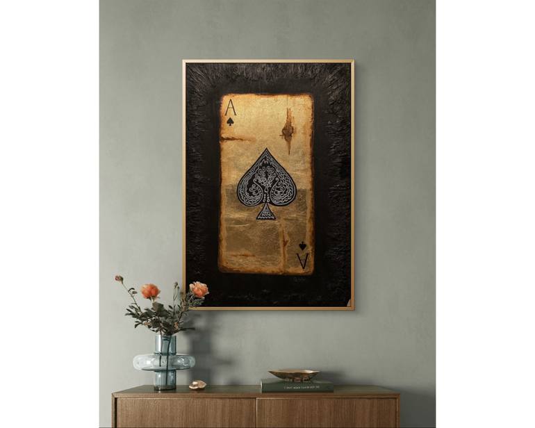 Original Modernism Abstract Painting by Qandeel Naveed