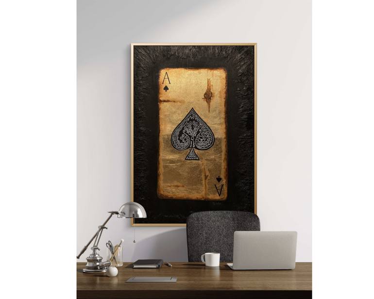 Original Modernism Abstract Painting by Qandeel Naveed