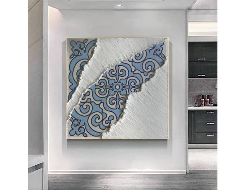 Original Art Deco Abstract Painting by Oleg Ivanov