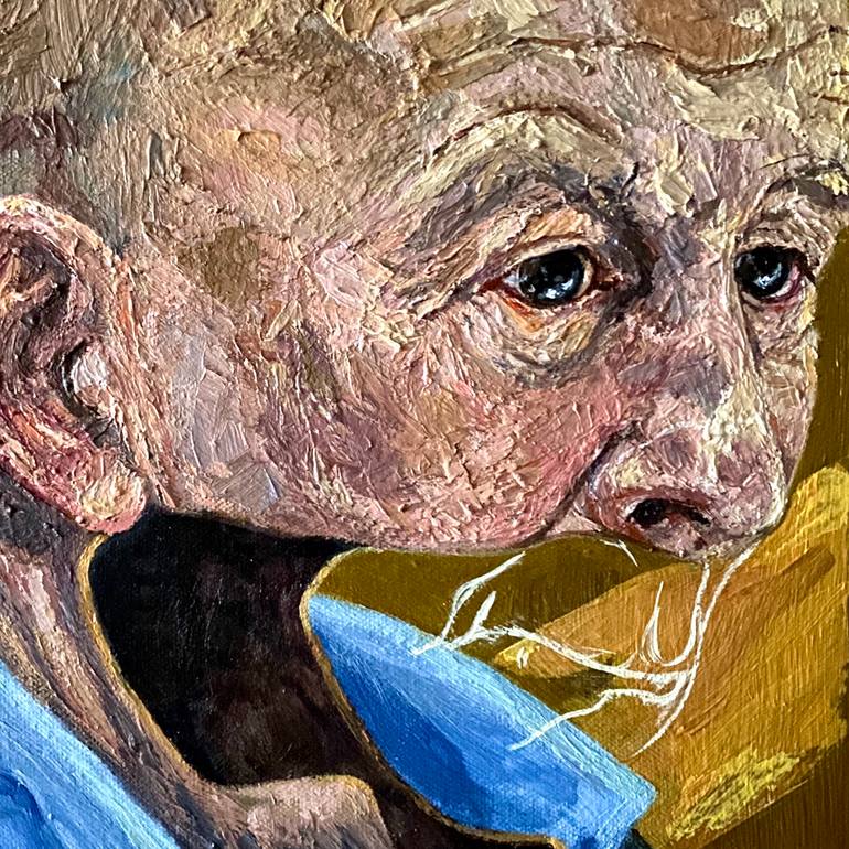 Original Surrealism People Painting by Vlad Bibik