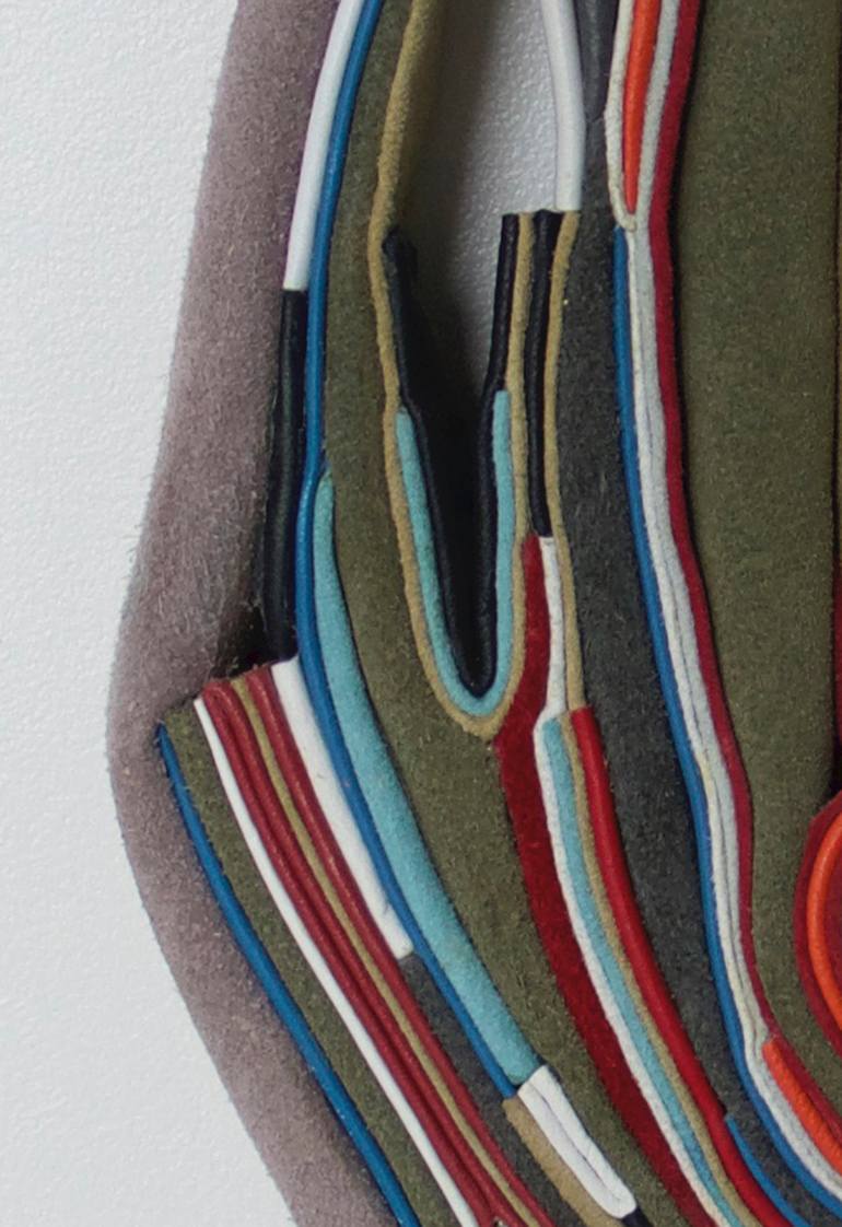 Original Abstract Erotic Mixed Media by Thera Hillenaar