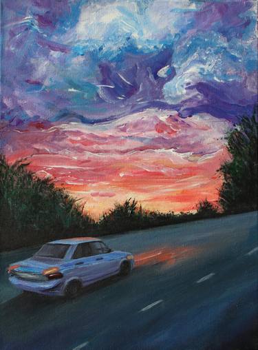 Print of Expressionism Car Paintings by Danira Ilyas