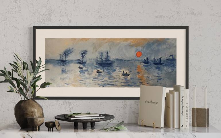 Original Expressionism Boat Painting by Lana Evanova