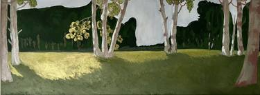 Tribute to Kuindzhi: Rays in the Birches, 30x80cm thumb