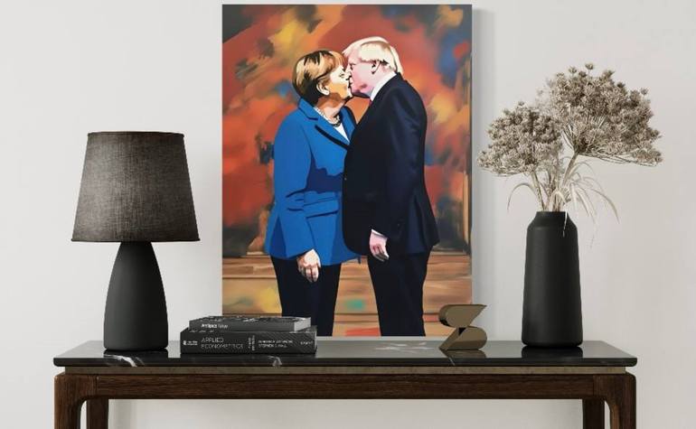 Original Digital Art Politics Printmaking by Lana Evanova