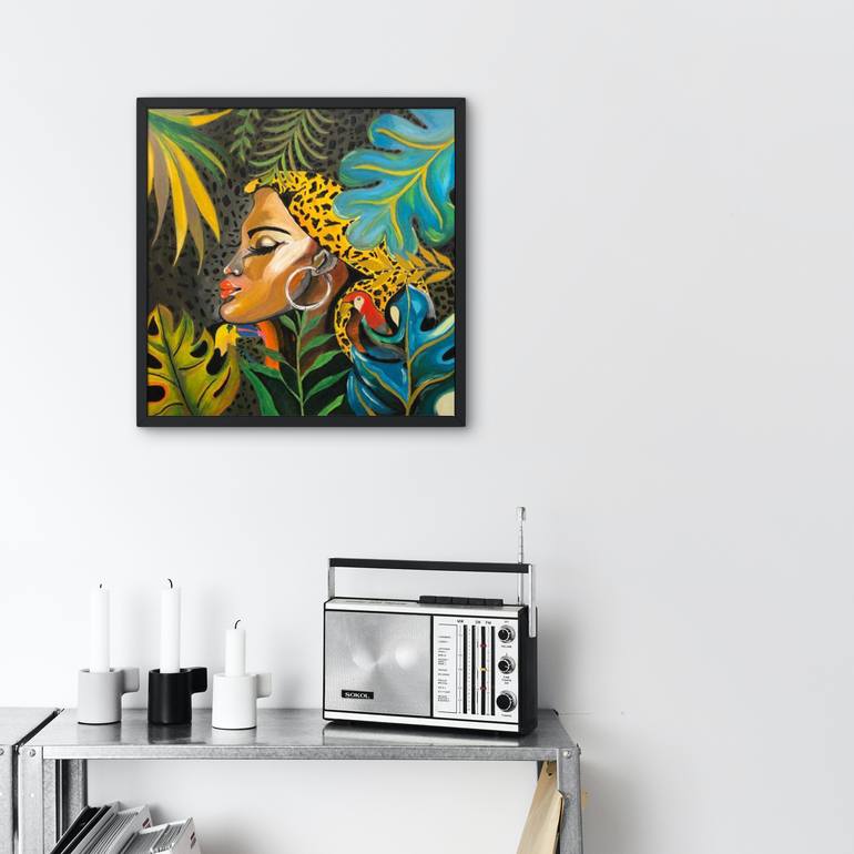 Original Abstract People Painting by Btwelve Art