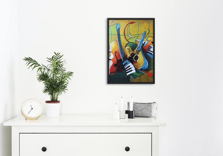 Original Abstract Expressionism Abstract Painting by Btwelve Art