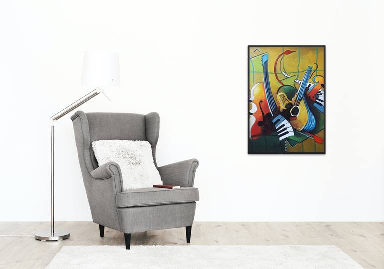 Original Abstract Expressionism Abstract Painting by Btwelve Art