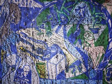 Original Abstract Expressionism Water Drawings by Juan Martín Argente