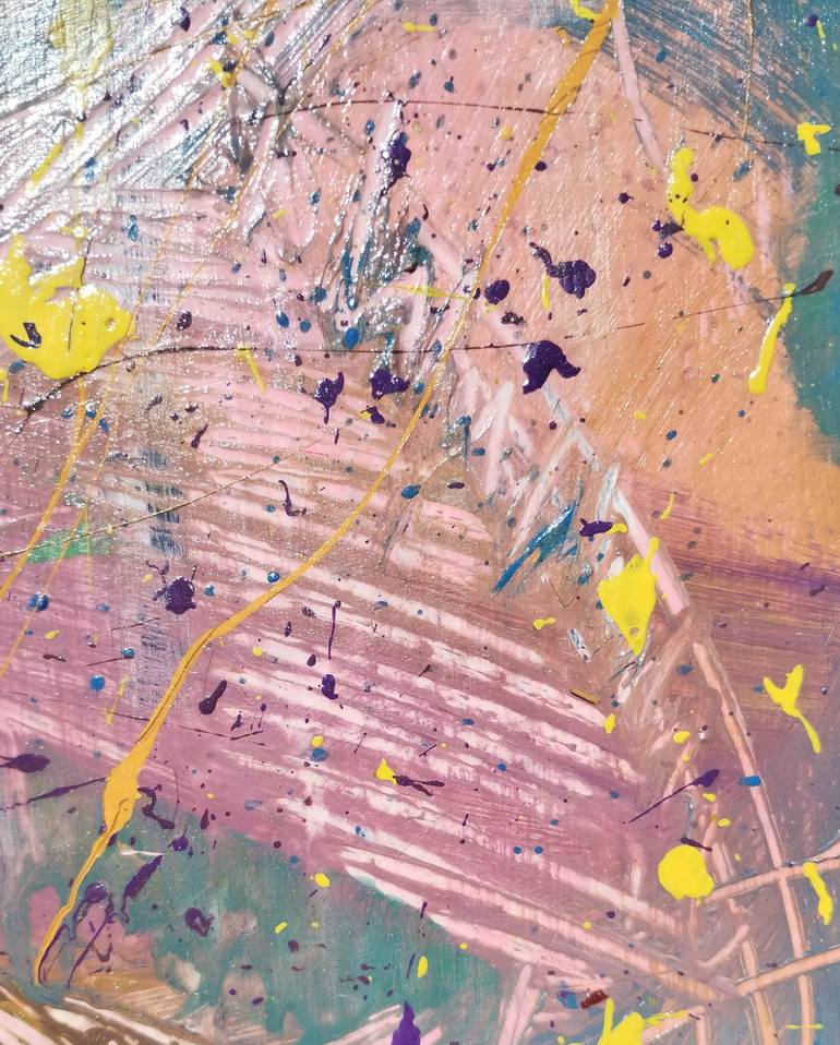 Original Abstract Expressionism Abstract Painting by Juan Martín Argente