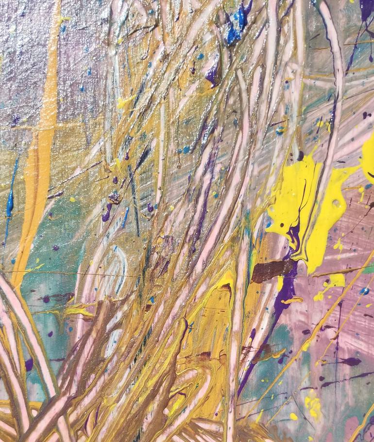 Original Abstract Expressionism Abstract Painting by Juan Martín Argente