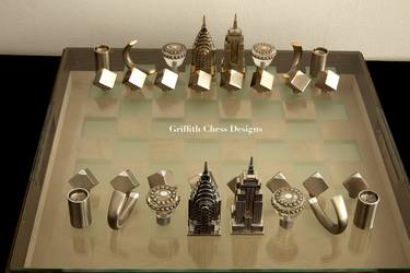 Gilded Chrysler Empire Chess thumb