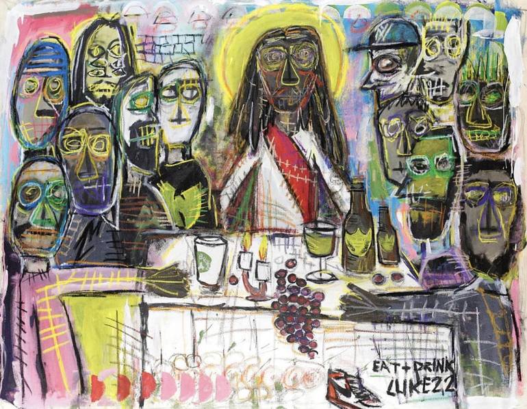 Original Abstract Popular culture Painting by Severo  S