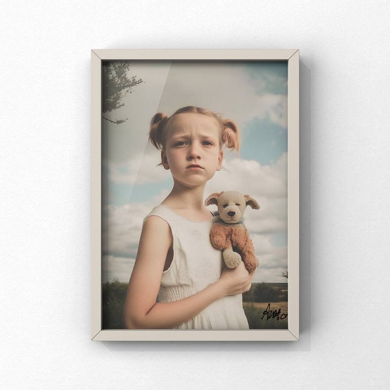 Original Artificial Intelligence Children Photography by Anne Tee