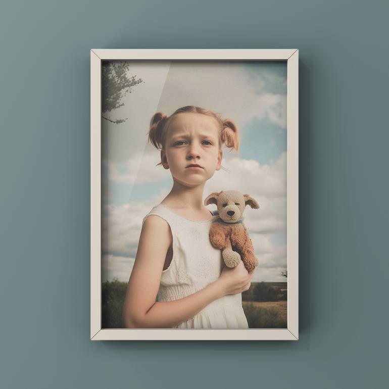 Original Artificial Intelligence Children Photography by Anne Tee