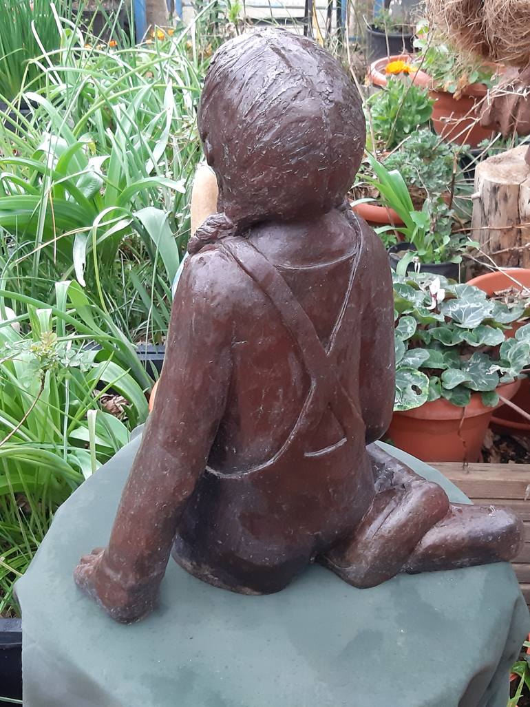 Original Figurative Garden Sculpture by Germán De Juana Fernández