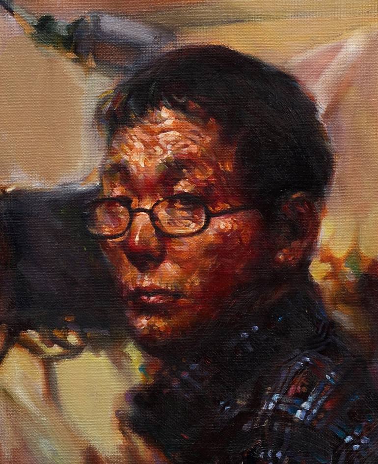 Original Portraiture People Painting by Hyoung Jun Lee