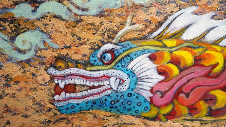 Original Conceptual Fish Painting by Hyoung Jun Lee