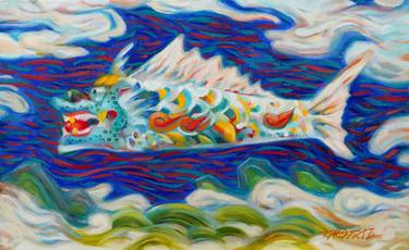 Original Fish Paintings by Hyoung Jun Lee