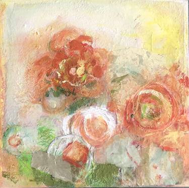 Original Abstract Expressionism Abstract Mixed Media by Karol Jersak