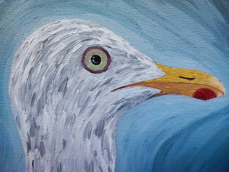 Original Figurative Animal Painting by Nataliia Nikulina