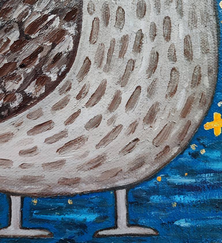 Original Figurative Animal Painting by Nataliia Nikulina
