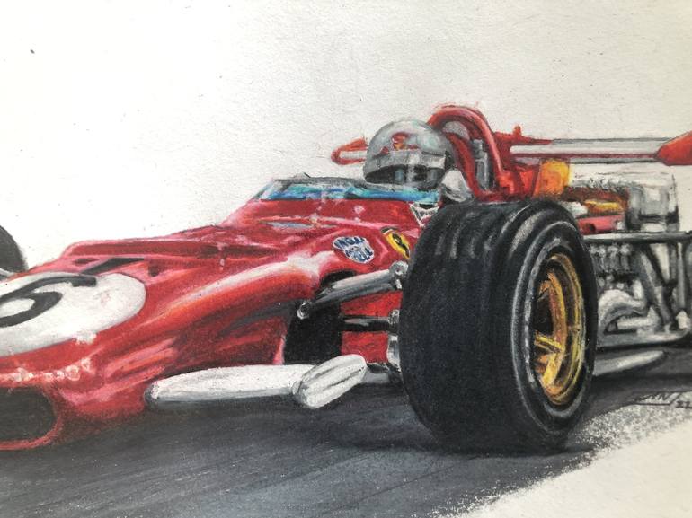 Original Sports Drawing by Clint Easthorpe
