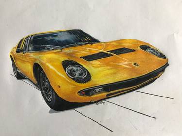 Original Fine Art Car Drawings by Clint Easthorpe