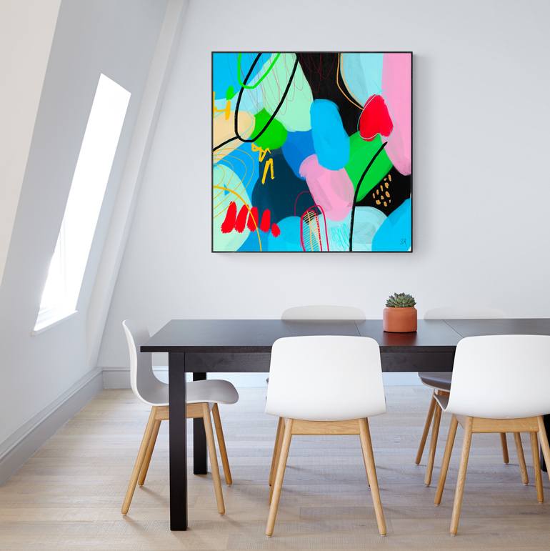 Original Figurative Abstract Digital by Dopamine  Decor