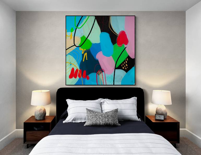 Original Figurative Abstract Digital by Dopamine  Decor