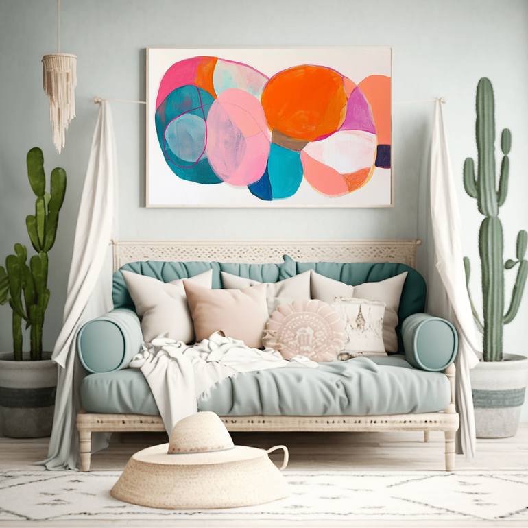 Original Abstract Expressionism Abstract Digital by Dopamine  Decor