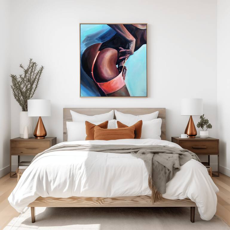 Original Figurative Erotic Painting by Dopamine  Decor