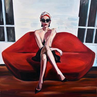 Original Figurative Erotic Paintings by DOPAMINE  DECOR