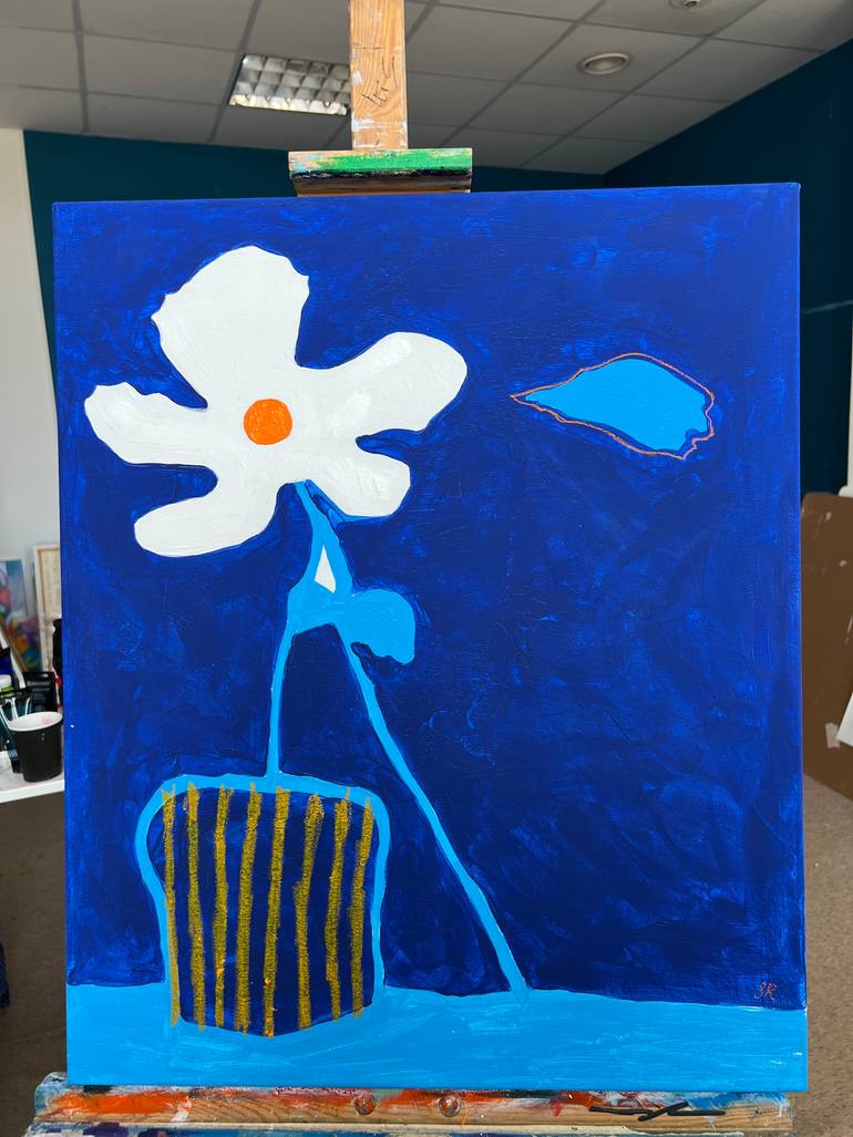 Original Abstract Expressionism Still Life Painting by Dopamine  Decor