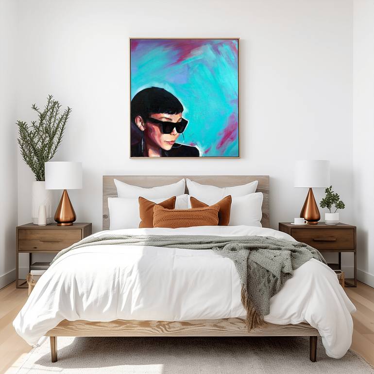 Original Figurative People Painting by Dopamine  Decor