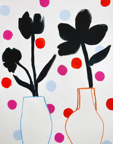 Original Abstract Expressionism Still Life Paintings by Dopamine  Decor