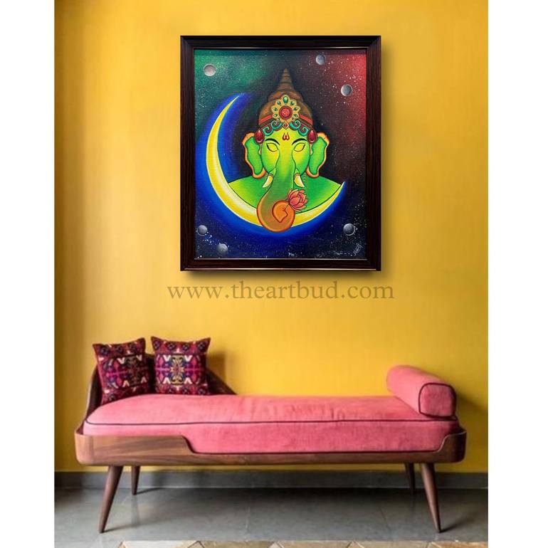 Original Conceptual Religious Painting by Roshni Jashnani