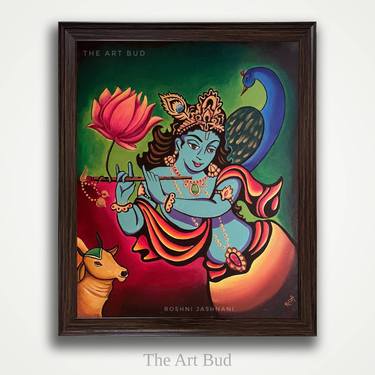 Original Figurative Religious Paintings by Roshni Jashnani
