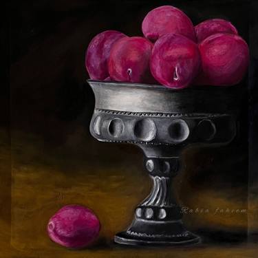 Original Realism Food & Drink Paintings by Rabia Faheem