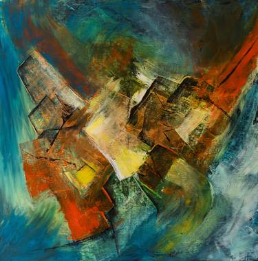 Original Expressionism Abstract Paintings by Françoise Dugourd-Caput