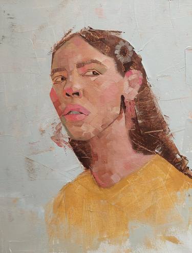 Original Portrait Painting by Anna Kalaviti
