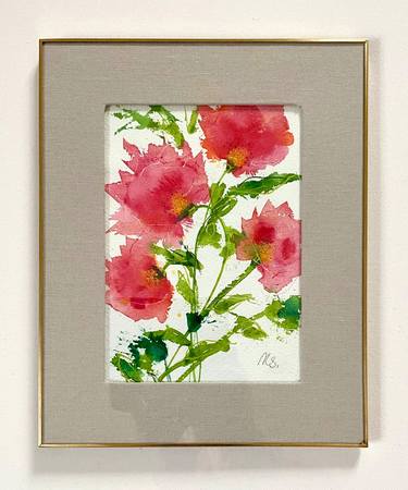 Original Fine Art Floral Paintings by Mila Schöneberg