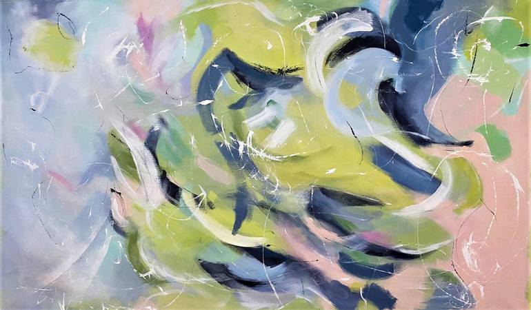 Original Abstract Painting by Mila Schöneberg