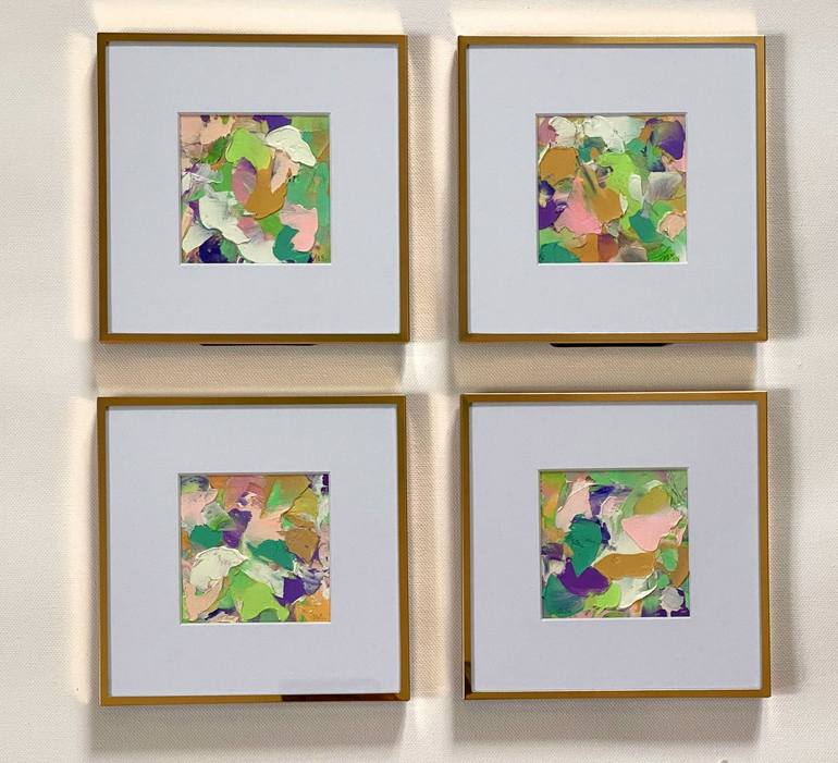 Original Fine Art Abstract Painting by Mila SchöNeberg
