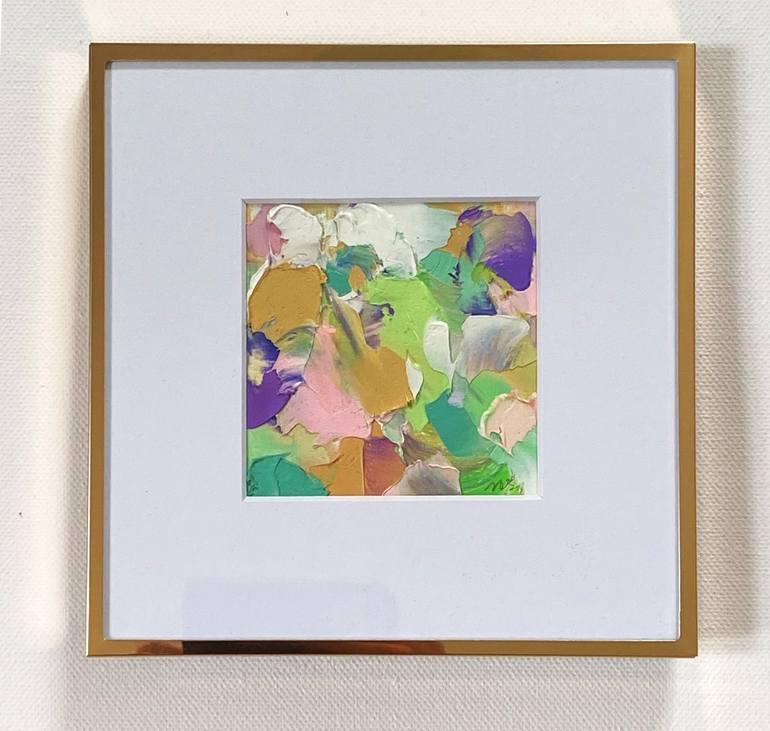 Original Fine Art Abstract Painting by Mila SchöNeberg