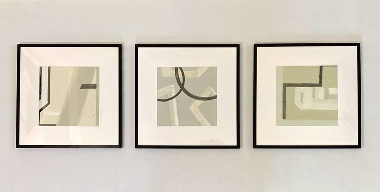 Original Abstract Painting by Mila Schoneberg | Abstract Art on Paper | THE WAY IS THE GOAL
